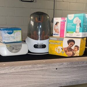 Baby Brezza Bottle Sterilizer and Accessories